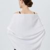 Womens Large Soft Wedding Evening Pashmina Shawls Wrap Scarfs