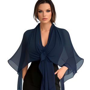 Chiffon Scarf,Soft Breathable Chiffon Shawls and Wraps,Silky Women's Hijab for Evening Dresses Wedding Bridal Scarves