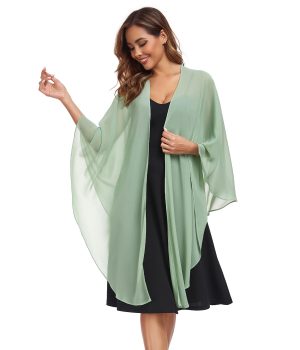 Shawls Wraps for Evening Wedding Party Chiffon Scarf Soft Bridal Wraps Wedding Guest Shawl Coverage