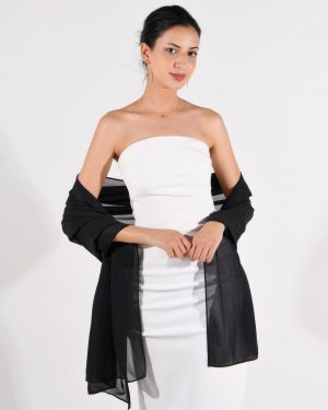 Chiffon Shawl Wraps for Women Evening Dresses Soft Scarf Formal Wedding Bridal Scarves