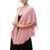 Shawls and Wraps for Evening Dresses Sheer Chiffon Women Elegant Soft Silky Scarf Scarve Wedding Bridal Stole