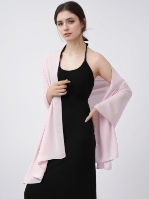 Women's Chiffon Scarf Shawls and Wraps for Evening Dresses Bridesmaid Wedding Bridal Scarves Soft Fashion Shawl