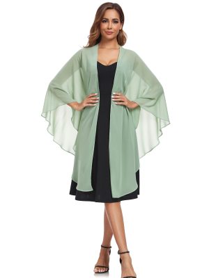 Shawls Wraps for Evening Wedding Party Chiffon Scarf Soft Bridal Wraps Wedding Guest Shawl Coverage