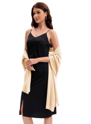 Women's Shawls and Wraps for Evening Dress Chiffon Shawl Soft Elegant Silky Pashmina Wedding Bridal Scarf