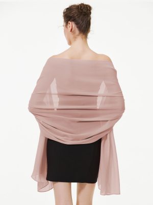 BEAUTELIATE Soft Chiffon Scarfs Shawls and Wraps for Evening Dresses Bridal Wedding Shawl Wraps