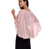 Sheer Shawls and Wraps for Evening Dresses Chiffon Capes for Women Soft Wedding Cover Up