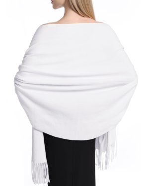 Pashmina Shawls And Wraps for Women for Evening Dress Warm Winter Scarf Wedding Bride Bridesmaid Gifts Cashmere Feel