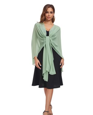 Shawls Wraps for Evening Wedding Party Chiffon Scarf Soft Bridal Wraps Wedding Guest Shawl Coverage