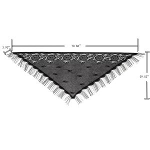 Shawl Wraps for Women New Nylon Hollow Solid Color Breathable Tassel Triangle Scarf Shawl