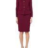 Women's Five Button Blazer & Skirt, 2pc Set