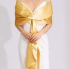 Women’s Shawls Wraps Wedding Satin Scarf for Evening Dresses Bridal Stole for Brides and Bridesmaids