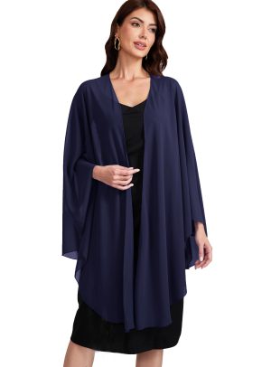 Chiffon Shawls and Wraps Wedding Party Shawl Scarf for Women Bridal Evening Dress on Special Occasion Dresses