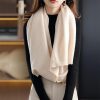 Faux Cashmere Warm DualPurpose Shawl Scarf Cardigan Women's Winter Soft Lightweight Shrug Wraps with Sleeves