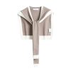 Women’s Casual Y2K Shawl Wraps Knitted Tie Up Knotted Shoulder Cape Fashion Shawls Scarf Cape