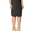Women's Classic Fit Straight Lux Suit Skirt (Regular and Plus Size)