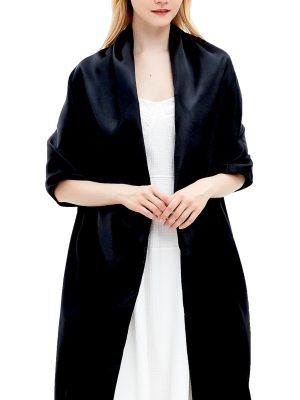 Shawls and Wraps for Women Evening Dresses Satin Scarf Extra Long Wedding Bridal Party Bright Stole