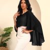 Chiffon Sheer Shawl Wraps Women's Girls Shrug for Evening Dress Wedding Cape Cover Up 1920s Shawl