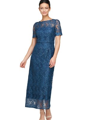 Women's Abbie Column Ankle Gown