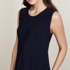 Women's Sleeveless Swing Dress