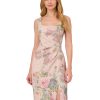Women's Floral Matelasse Dress