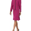 Women's Framed Jacket/Flounce Skirt Suit