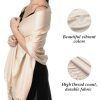 Soft Silky Pashmina Scarf for Women – Shawl Wrap for Evening Dresses, Bridesmaids, Weddings & Everyday Wear