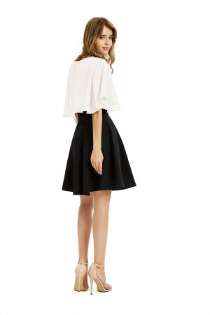 Women's Soft Chiffon Shawl Wraps Shrug for Evening Dress Wedding Cape Bolero Flapper Cover Up