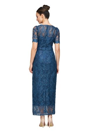 Women's Abbie Column Ankle Gown