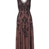 Women's Beaded Mesh Dress