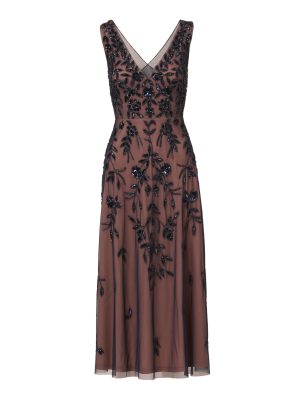 Women's Beaded Mesh Dress