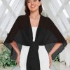 Shawls and Wraps for Evening Dresses Sheer Womens Chiffon Scarf Wedding Bridal Cover Up