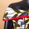 Dashiki African Dresses for Women Top and Split Skirts Matching Men Shirts and Pants Sets Couple Outfits