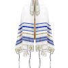 Tallit Prayer Shawl 72"x 22" with Bag For Men & Women