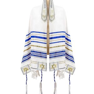 Tallit Prayer Shawl 72"x 22" with Bag For Men & Women