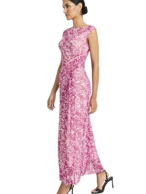 Women's Side Draped Midi Dress