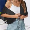 Women Shrug Chiffon Cardigans Open Front Short Sleeve Bolero for Evening Dressy