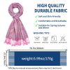 Paisley Pashmina Shawls and Wraps for Women Reversible Jacquard Festival Rave Pashmina Scarves with Fringe Vintage