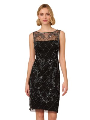 Women's Beaded Sheath Dress