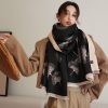 Fashion Large Scarf Winter Pashmina Shawls & Wraps for Women Extra Soft Cashmere Feel Throw Womens Cold Scarfs