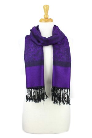Paisley Jacquard Pashmina Shawl Wrap Scarf Stole