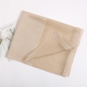 Women's Gold Trim Silk Scarf Shawl Wrap - Elegant Accessory for Evening Dress - Gift Packaged