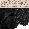 Shawl and Wraps for Evening Dresses, Soft Sheer Chiffon Sparkly Rhinestone Wedding Scarf Formal Shawl Wraps for Women