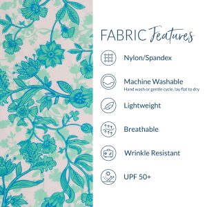 Ruffle Short Sleeve Dress - 50+ UPF Sun Protection Resort Wear, Casual Sun Dress