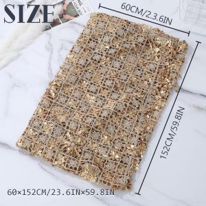 Sequin Shawls and Wraps for Evening Dresses 1920s Shawl Wrap Lace Scarf Wedding Sparkly Cape Cover Up for Evening Wear