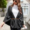 Flannel Faux Poncho for Women Lightweigh Blanket Warm TV Shawl Winter Coat Sweater Cape