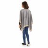 Women's Shawl Wrap Poncho Ruana Cape Cardigan Sweater Open Front for Travel Flight Cruises