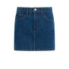 Women's The Denim Mid Rise Micro Mini Skirt