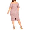 Women's Apparel Women's Plus Size Dress Lace Whisper