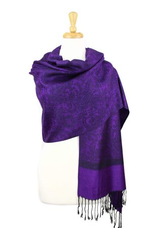 Paisley Jacquard Pashmina Shawl Wrap Scarf Stole