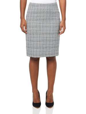 Women's One Button Blazer & Skirt, 2pc Set